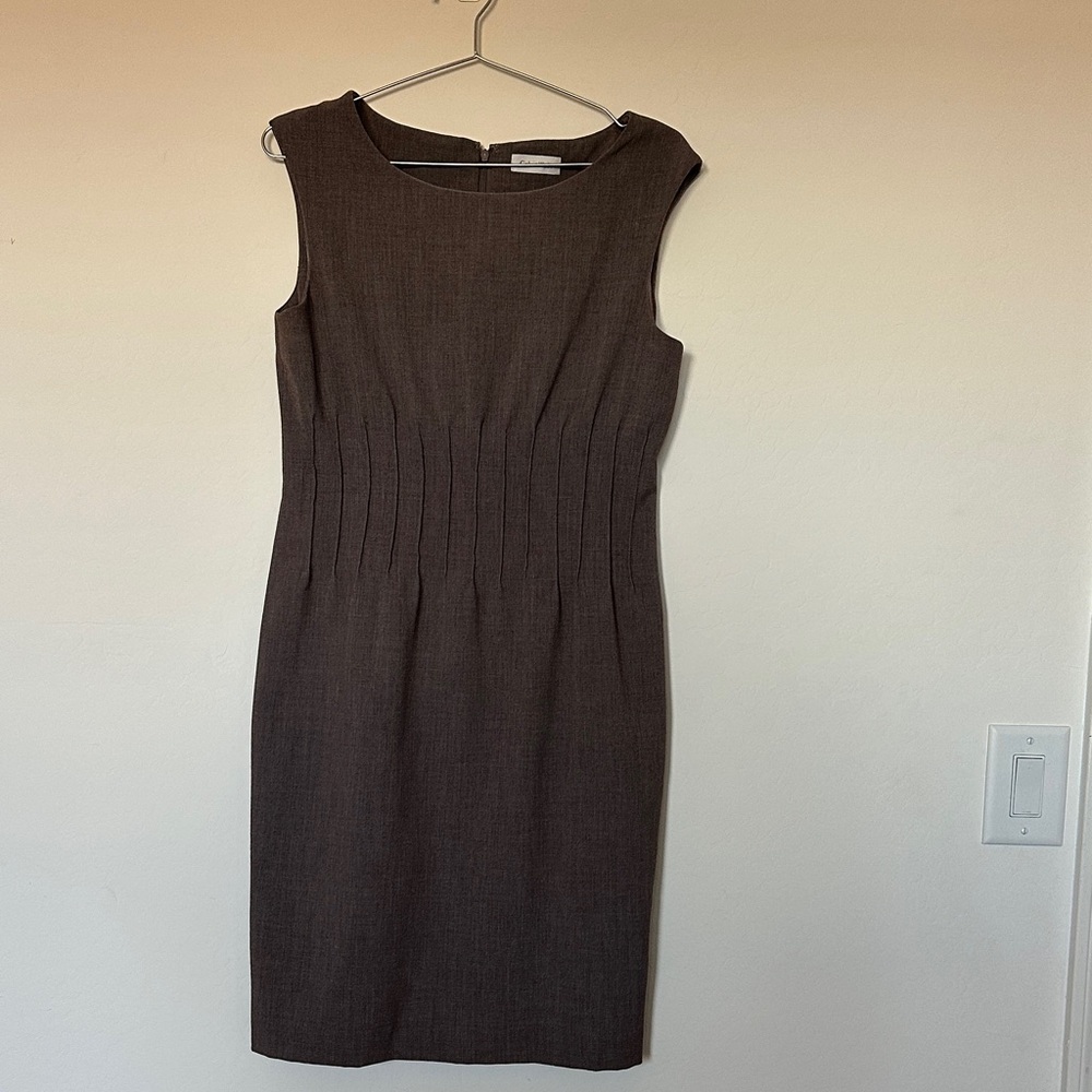 Calvin Klein Chocolate Sleeveless Mini Dress